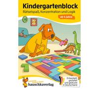 Sabine Dengl Bi Kindergartenblock ab 4 Jahre - Rätsel-Spaß, Konzentr (Paperback)