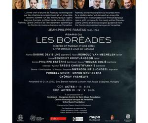 SABINE DEVIEILHE / REINOUD VAN MECHELEN / GYÖRGY VASHEGYI RAMEAU: LES BORÉADES N