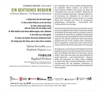 SABINE DEVIEILHE / STÉPHANE DEGOUT / RAPHAËL PICHON / PYGMALION JOHANNES BRAHMS: