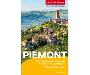 Sabine Herre TRESCHER Reiseführer Piemont: Turin, Seealpen, Langhe, (Paperback)