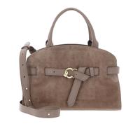 Coccinelle Sabine Suede Handbag Genuine Leather 43 cm brown