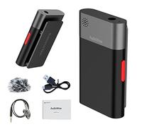 SabineTek AudioWow -Bluetooth Microphone Wireless Lapel Mic, Compact Wireless Clip -on Microphone,Bluetooth Lavalier Microphone for Smart Phone, Recording Video Vlogger, Sound Mixer,Remix Mic