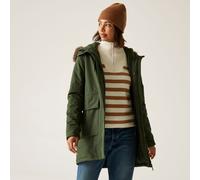 Sabinka Hooded Waterproof Longline Insulated Jacket Regatta Green 18