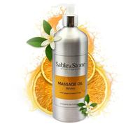 Sable & Stone | Revive | Massage Oil - Rejuvenating Blend with Neroli, Ginger & Sweet Orange - for Relaxation, Mood Uplift & Aromatherapy Massage - Non-Greasy Formula - 250ml