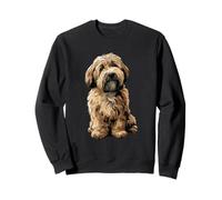 Sable Tibetan Terrier Dog Illustration Sweatshirt
