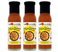 Sabor de Amor - Salsa Brava - Patatas Bravas sauce - Spanish Hot Cooking Sauce- 240g - Pack of 3