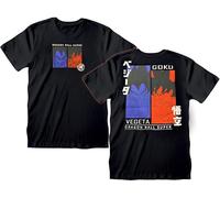 Sabor srl Dragon Ball Black T-Shirt - Official Dragon Ball Cotton T-Shirt - Dragon Ball Goku Ultra Instinct Character T-Shirt - Unisex Adult Boy Anime T-Shirt, Black, XL