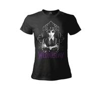 Sabor srl Wednesday T-Shirt Wednesday Family Addams Women's Cotton Jersey, multi-coloured, XXL