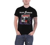 Sabotage Vintage distressed T Shirt Black Sabbath Black M