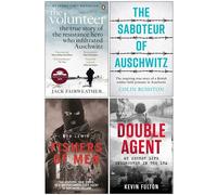 Saboteur of Auschwitz,Fishers of Men Rob Lewi,Double Agent,Volunteer 4 Books Set