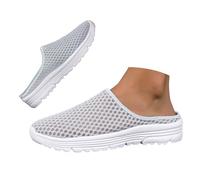 Sabots Men's Clogs, Mules, Unisex Lazy Slip-On Casual and Comfortable Slippers for Men and Women, Garden Clogs, Summer Trainers Slippers, gray, 7 UK