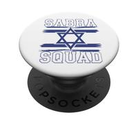 Sabra Squad Israeli Pride Jewish Hebrew Products Jew Israel PopSockets Adhesive PopGrip