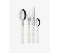 Sabre Ivory Bistrot Stainless-steel and Acrylic Cutlery Set of Four
