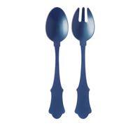 SABRE PARIS - 2-Piece Salad Cutlery Set 26 cm - Honorine Collection - Acrylic - Dishwashers - Lapis Blue