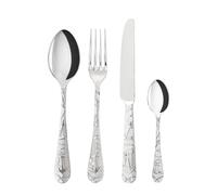SABRE PARIS - 4 Pc Cutlery Set - Saint Malo Collection - Fork - Knife - Tablespoon - Teaspoon - Stainless Steel