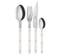 Sabre Ivory Bistrot Stainless-steel and Acrylic Cutlery set of 24
