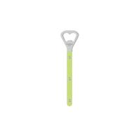 SABRE PARIS - Bottle Opener 16.3 cm - Bistrot Collection - Perfect for oppening Beer Bottles - Stainless Steel & Nylon - Dishwasher Safe - Lime - Brilliant Finish