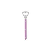 SABRE PARIS - Bottle Opener 16.3 cm - Bistrot Collection - Perfect for ppening Beer Bottles - Stainless Steel & Nylon - Dishwasher Safe - Pink - Brilliant Finish