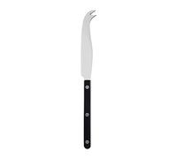 SABRE PARIS - Cheese Knife 9.4 inches - Bistrot Collection - All Cheeses - Stainless Steel & Nylon - Dishwasher Safe - Black - Brilliant Finish