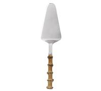 SABRE PARIS - Panda Cake Server - Cake Cutter Slicer - Pie Server - Premium Stainless Steel - Bamboo Wood Handle