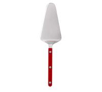 SABRE PARIS | Tart Server - 10.2 inches - Bistrot Collection - Pies & Quiches - Stainless Steel & Nylon - Dishwasher Safe - Burgundy - Brilliant Finish