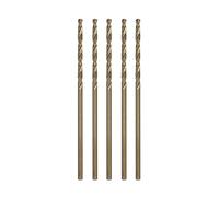Sabre Tools 1/16 Inch Cobalt Drill Bit Set - 5pcs M35 Metal Bits With Split Point Tip for Steel, Hard Metal, Cast Iron (1/16" x 1-3/4")