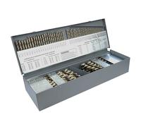 Sabre Tools 115-Piece Cobalt Drill Bit Set - Drill Bits for Metal, M35 Cobalt Metal Drill Bit Set, Split Point Cobalt Drill Bits, Heavy-Duty Drill Bits for Steel, Hard Metal, Cast Iron (Cobalt 115pcs)