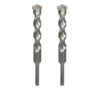 Sabre Tools 2-Pack 1 Inch x 8 Inch SDS Plus Rotary Hammer Drill Bits, Carbide Tipped for Brick, Stone and Concrete