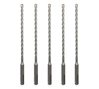 Sabre Tools 5-Pack 1/4 Inch x 8 Inch SDS Plus Rotary Hammer Drill Bits, Carbide Tipped for Brick, Stone and Concrete (1/4” x 6" x 8")