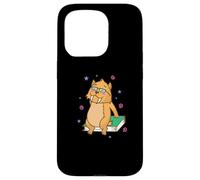 Sabre-Toothed Tiger loves books Wildcat Case for iPhone 15 Pro