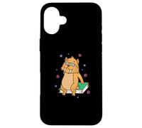 Sabre-Toothed Tiger loves books Wildcat Case for iPhone 16 Plus