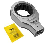 SabreCut 1 x MRSC16 10mm Dual Sided Ratcheting Wrench 1/4" Square Drive 72 Tooth Precision Gear 58Nm High Torque Ratchet Professional Stainless Steel Compact Tool Attachment