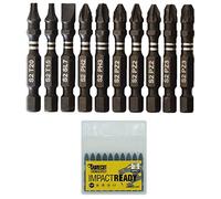 SabreCut 10pcs SCPC50_10 50mm Mixed Size Heavy Duty Mixed Impact Bit Set