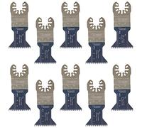 SabreCut 10pcs SP44J_10 44mm Coarse Tooth Fast Fit Multitool Blades | Compatible with DeWalt, Stanley, Black & Decker, Bosch, Fein (Non-StarLock), fast fit coarse blades provide fast cuts