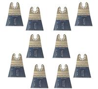 SabreCut 10pcs SP65J_10 65mm Coarse Tooth Fast Fit Multitool Blades | Compatible with DeWalt, Stanley, Black & Decker, Bosch, Fein (Non-StarLock), fast fit coarse blades provide fast cuts