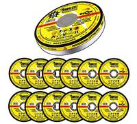 SabreCut 12pcs SCACD125AT 125mm 22.23mm Bore Abrasive INOX Cutting Discs