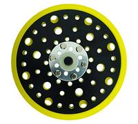 SabreCut 1pc OSSCDA001 150mm 54 Hole Medium Orbital Sander Backing Pad | Compatible with Mirka CEROS DEROS, medium hook and loop pad holds abrasives securely for consistent sanding