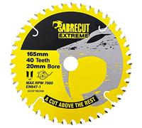 SabreCut 1pc SCCSF165CR40 165mm x 40T x 20mm Bore Circular Saw Blade