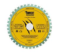 SabreCut 1pc SCCSM185_38 185mm x 38T x 16mm Bore Circular Saw Blade | Heat-treated high-grade steel blade cuts wood, plastic, copper and mild steel and lasts up to 20 times longer