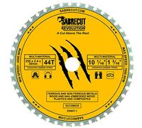 SabreCut 1pc SCCSM255_44 255mm x 44T x 16mm Bore Circular Saw Blade | Heat-treated high-grade steel blade cuts wood, plastic, copper and mild steel and lasts up to 20 times longer