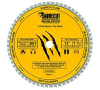 SabreCut 1pc SCCSM305_60 305mm x 60T Multi Material Circular Saw Blade | Heat-treated high-grade steel blade cuts wood, plastic, copper & mild steel. 30mm Bore (25.4mm, 20mm & 16mm Reduction Rings)