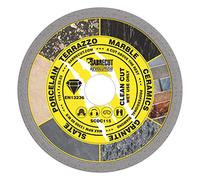 SabreCut 1pc SCDC115 115mm x 22.23mm Continuous Rim Diamond Cutting Disc | High-grade diamond construction provides fast, clean and durable dry cutting with no water cooling required