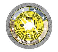 SabreCut 1pc SCDT125 125mm x 22.24mm Bore Turbo Diamond Cutting Disc | High-grade diamond construction provides fast, clean and durable dry cutting with no water cooling required