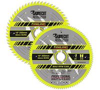 SabreCut 2pcs SCCSW250K1 250mm x 60T/100T x 30mm Bore Circular Saw Blades