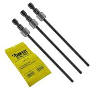 SabreCut 3pcs AFSC130MPH2_3 130mm PH2 Heavy-Duty Autofeed Screwdriver Bits