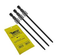 SabreCut 3pcs AFSC130MSQ2_3 130mm SQ2 Heavy-Duty Autofeed Screwdriver Bits | Compatible with Makita DFS250 DFS452 199155-7, Heavy Duty, For drywall applications, Includes storage pouch