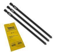 SabreCut 3pcs AFSC152PH2_3 152mm PH2 Heavy-Duty Autofeed Screwdriver Bits