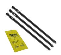 SabreCut 3pcs SC127PH2B_3 127mm PH2 Drywall Autofeed Screwdriver Bits | Compatible with Fein (Non-StarLock), single ended Phillips No.2, heavy duty forged tip improves impact resistance