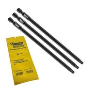 SabreCut 3pcs SC177TX25_3 177mm TX25 Drywall Autofeed Screwdriver Bits | Compatible with Makita DFR750 DFR750RME BFR750 6844, single ended, heavy duty forged tip improves impact resistance