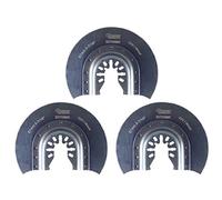 SabreCut 3pcs SP90F_3 87mm Fine Tooth Fast Fit Multitool Blades | Compatible with DeWalt, Stanley, Black & Decker, Bosch, Fein (Non-StarLock), fast fit mixed blades cut wood, metal & plastic